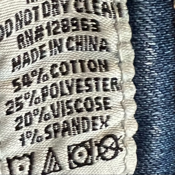 Indigo Rein White Washed Embroidered Jeans - Picture 5 of 6